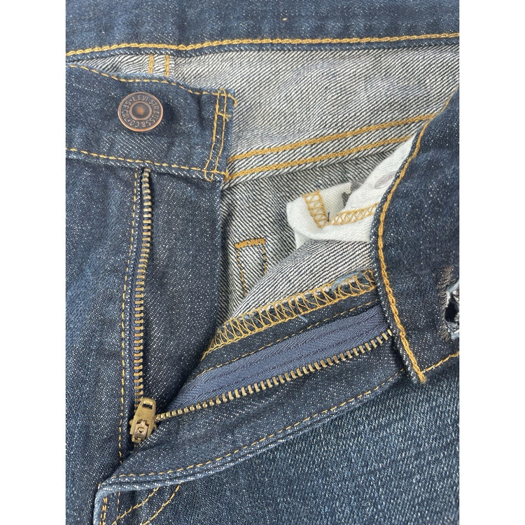 Womens Levis Slim Bootcut Medium-Dark Wash Blue Jeans Size 29x32