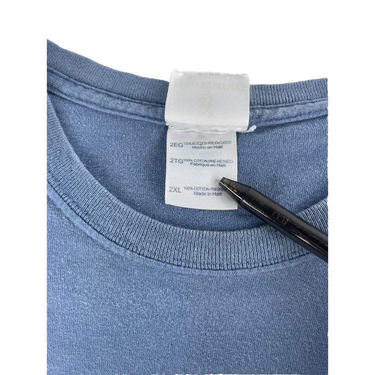 Mens Browning Buckmark Logo Blue Tee Size 2xl