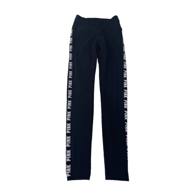 Womens PINK Victorias Secret Black Leggings Size Small
