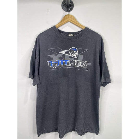 Vintage NEW YORK NEW JERSEY HITMEN XFL Shirt 2000 Vintage 2XL