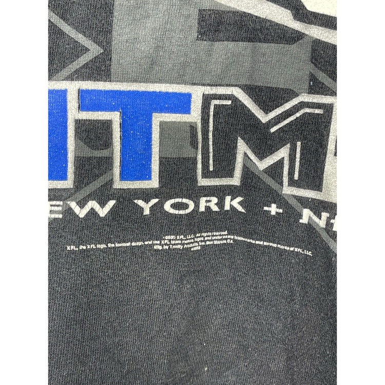 Vintage NEW YORK NEW JERSEY HITMEN XFL Shirt 2000 Vintage 2XL