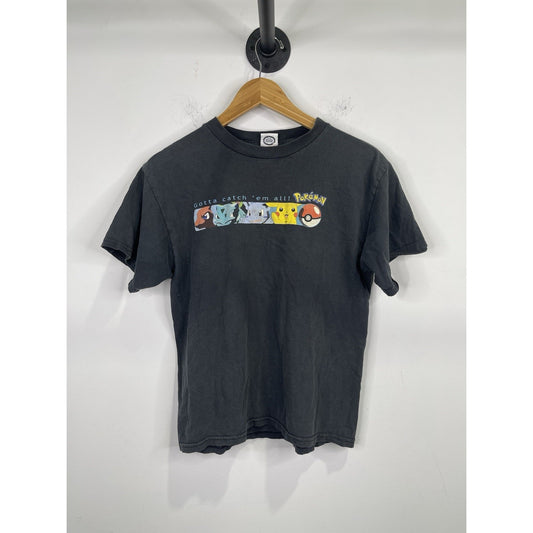 Men’s Vintage ‘Gotta Catch ‘em All’ Pokemon 90s Anime T-shirt Nintendo Sz M