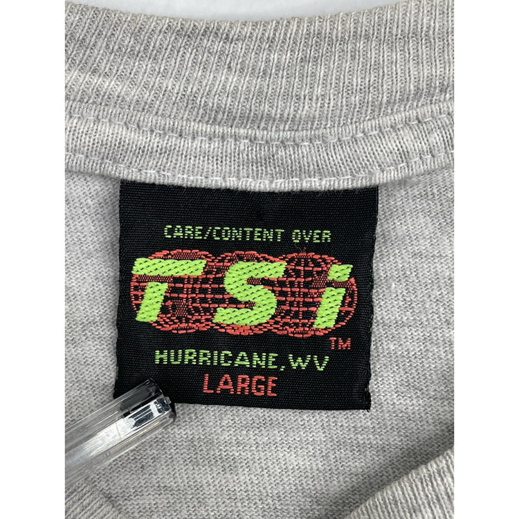 men’s vintage loser/lucky grey t-shirt size large