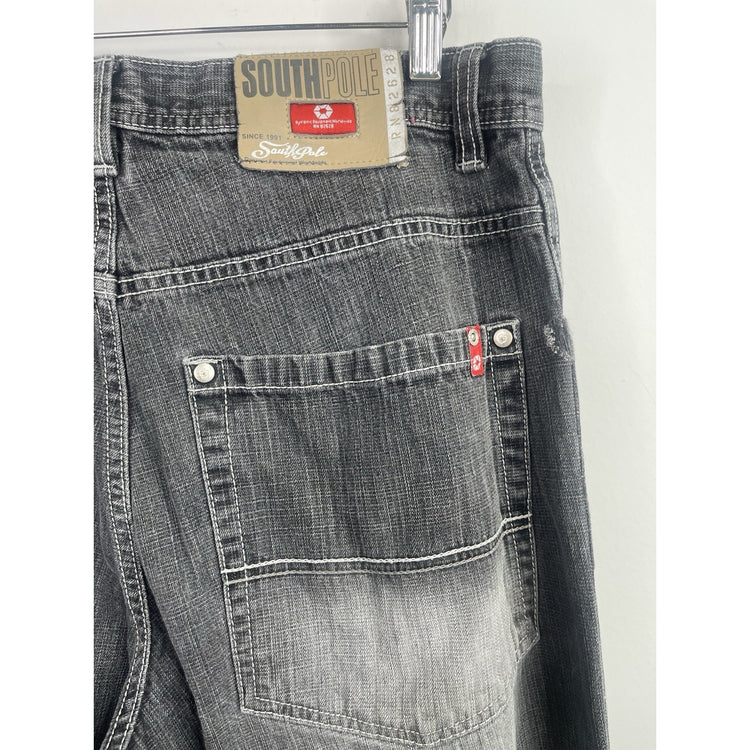 Mens Southpole Red Tab Jeans 32x32