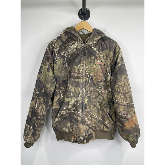 Mossy Oak Break Up Country Mens Camouflage Hunting Zip Up Hoodie Size XL