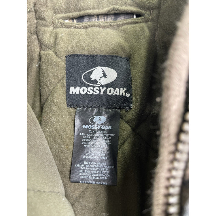 Mossy Oak Break Up Country Mens Camouflage Hunting Zip Up Hoodie Size XL