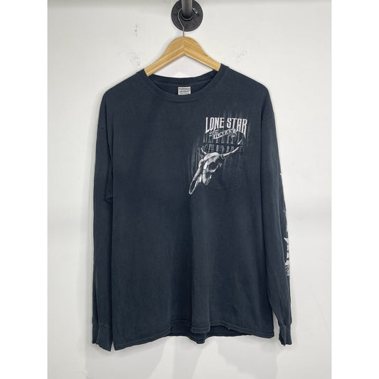 Men’s 2016 Lone Star Rally Black Long sleeve Sz Large