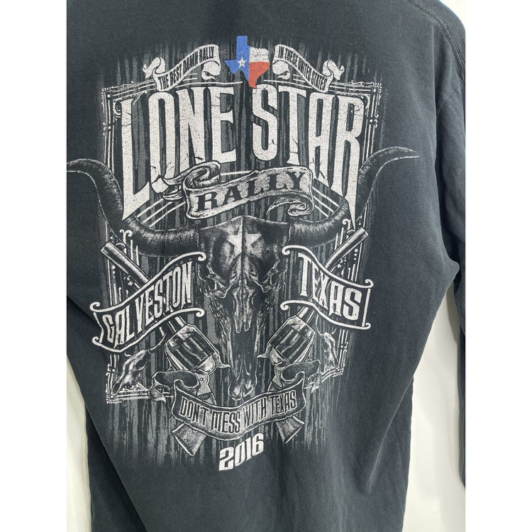 Men’s 2016 Lone Star Rally Black Long sleeve Sz Large