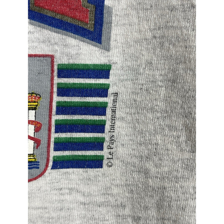 Men’s VTG Le Pays International España Graphic T Shirt Sz Large