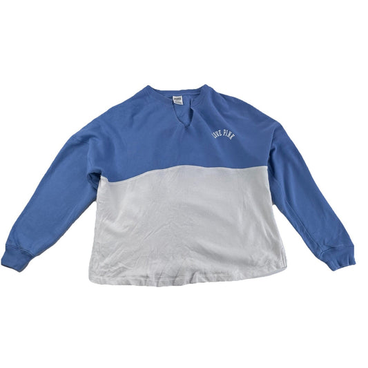 Womens Victoria Secret Baby Blue&White Sweat Shirt