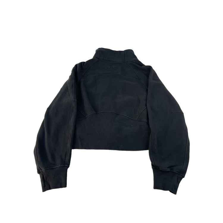 Women's Lululemon Scuba Oversized Half-Zip Hoodie Black XL/XXL