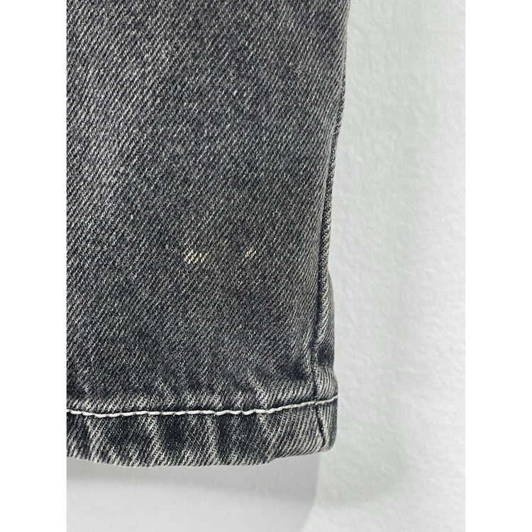 Mens Y2k South Pole Black Denim Baggy Jean Shorts Sz 34