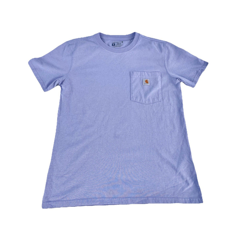 Mens Carhartt Classic Light Purple Loose Fit T-Shirt Size M