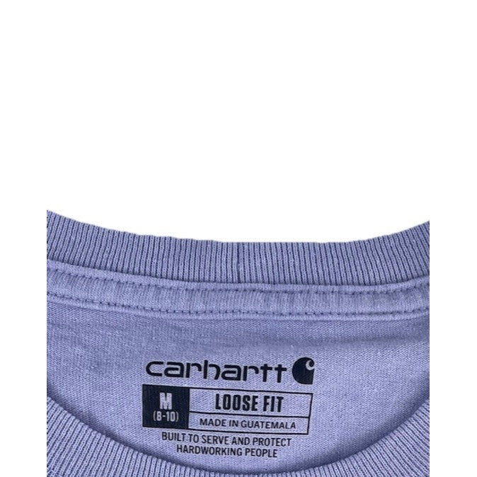 Mens Carhartt Classic Light Purple Loose Fit T-Shirt Size M