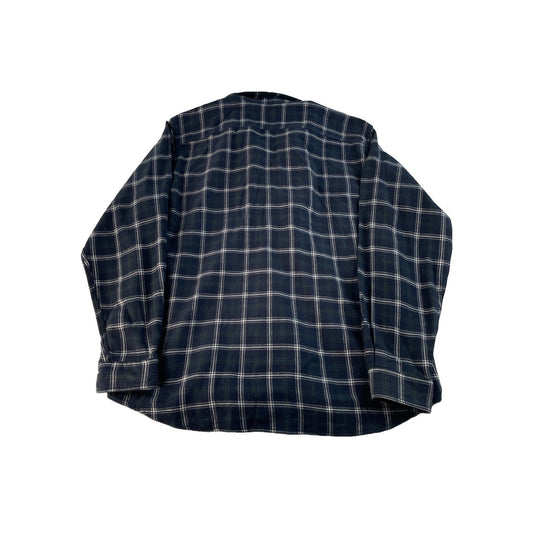 Men Vintage Polo Sport Ralph Lauren Plaid Flannel Shirt Size L