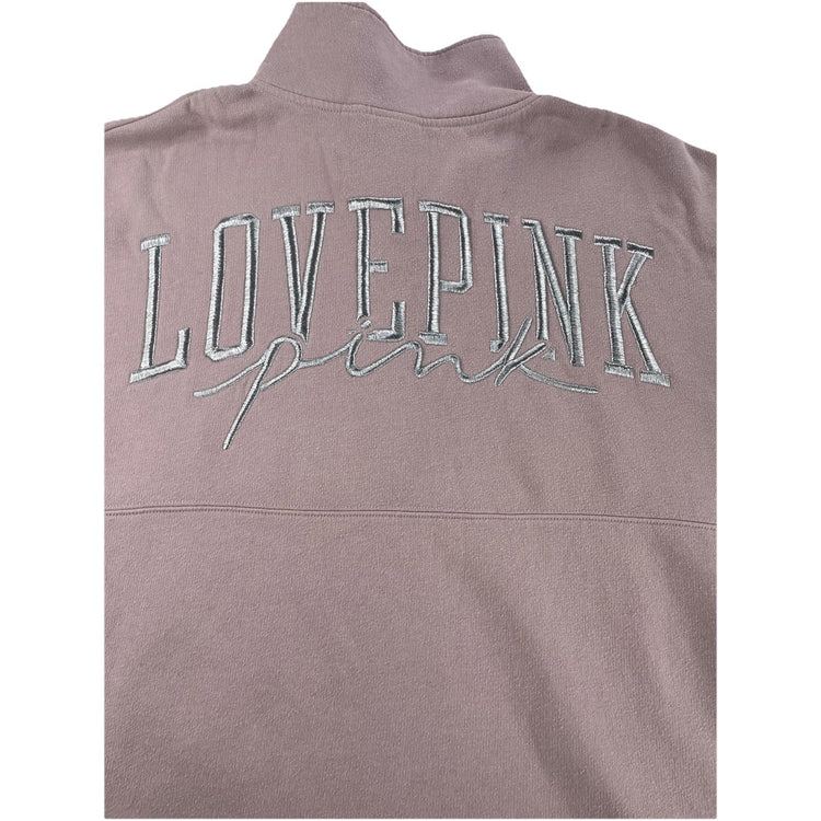 Womens Victoria’s Secret PINK Pink Quarter Zip Jacket Size XS