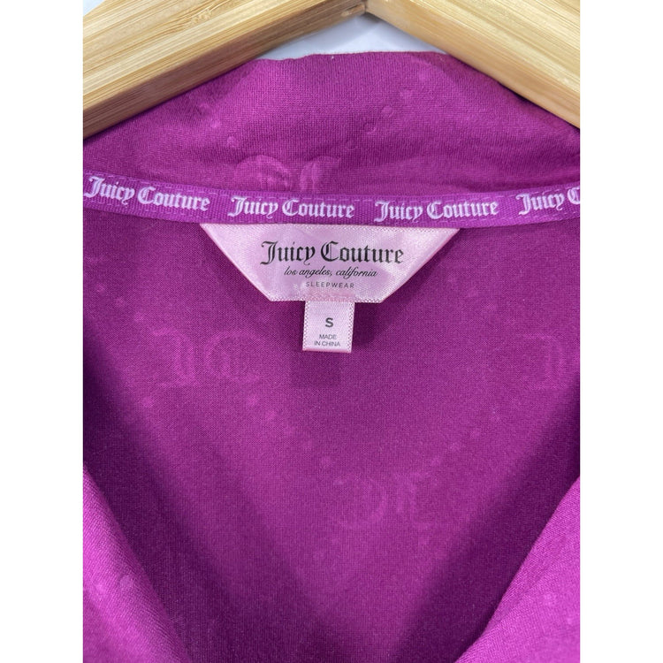Vintage Y2K Women’s Sleepwear Pink Juicy Couture Shirt Sz S
