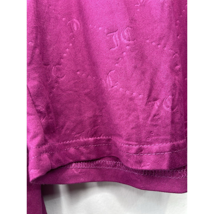 Vintage Y2K Women’s Sleepwear Pink Juicy Couture Shirt Sz S