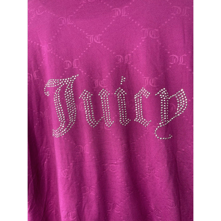 Vintage Y2K Women’s Sleepwear Pink Juicy Couture Shirt Sz S