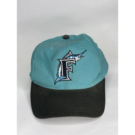 Vintage Florida Marlins Blue Snapback Hat Cap The G Cap Tag One Size Fits ALL