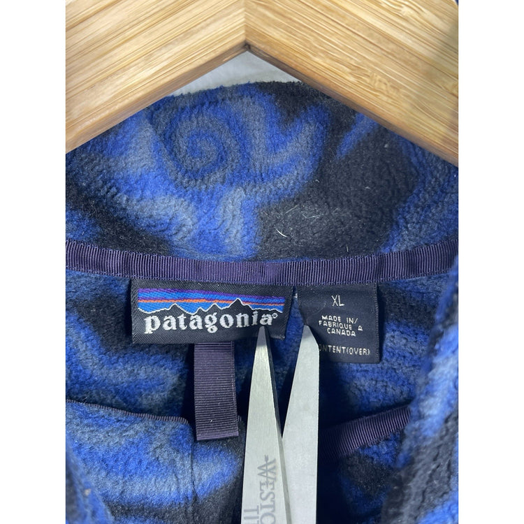 Men’s Vintage 90s Patagonia Synchilla Snap-T Zen Turtle Longsleeve Size XL