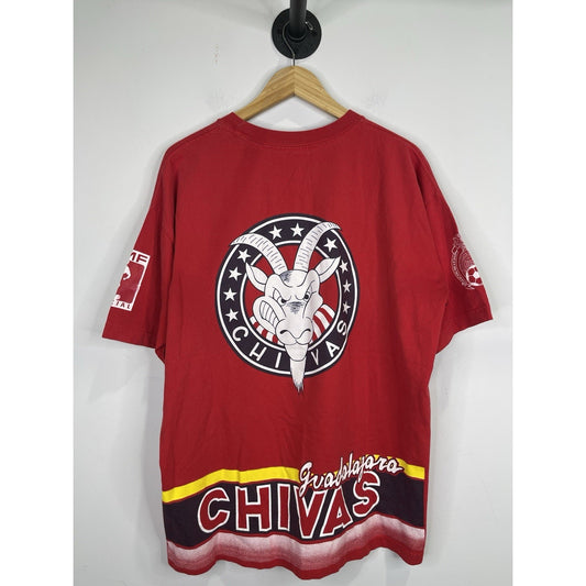 Vintage Chivas De Guadalajara All Over Print T-Shirt Men’s X-Large