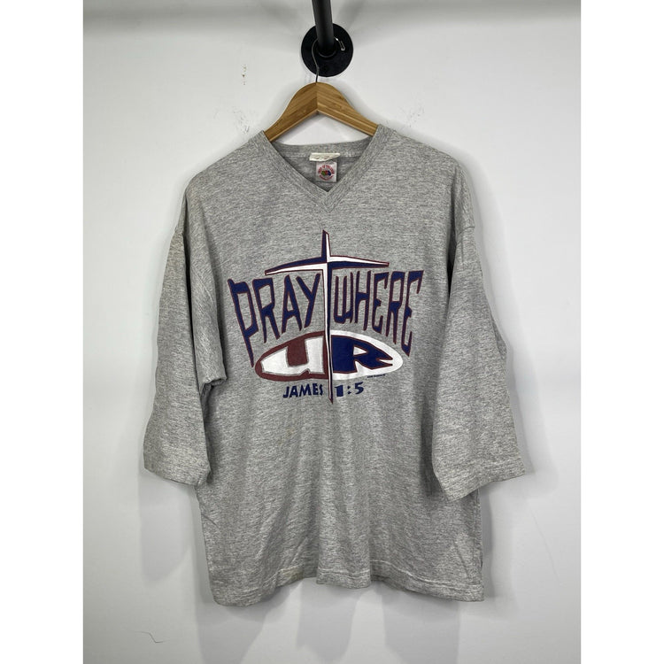 Vintage 90s Jesus T-shirt Size M/L
