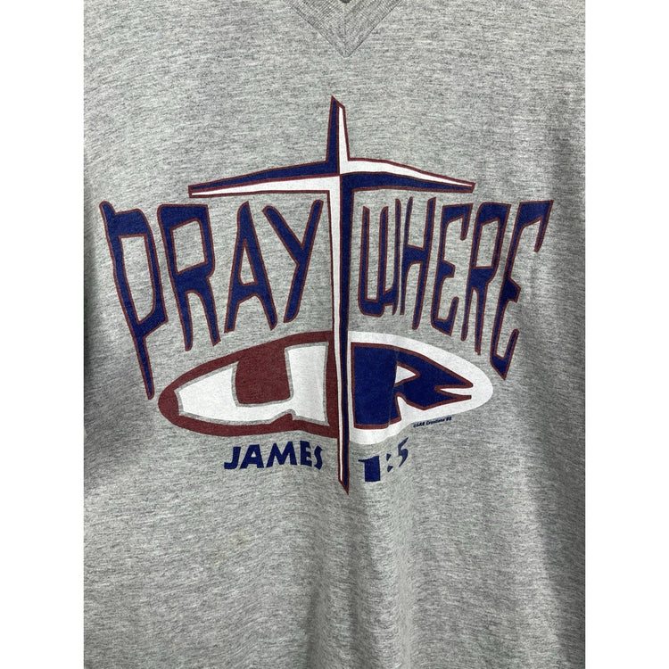 Vintage 90s Jesus T-shirt Size M/L
