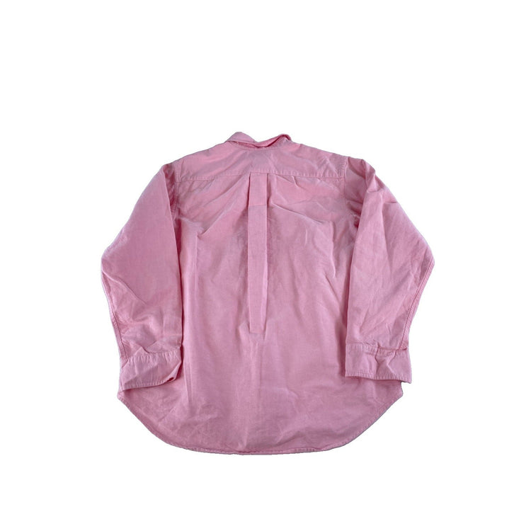 Mens Polo Ralph Lauren Pink LongSleeve Button Up Shirt Size 18