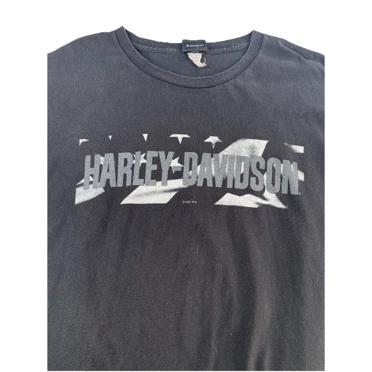 Mens Harley Davidson Black LAIDLAWS Graphic T Shirt Size 3XL