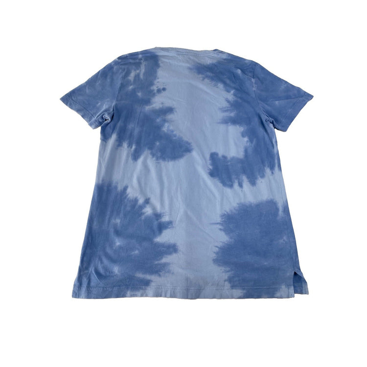 Women’s PINK Victorias Secret Blue Tie Dye T Shirt Size Medium