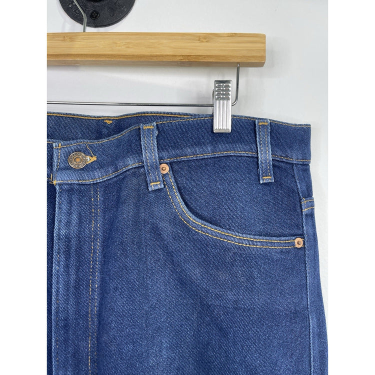 Men’s Levi's Strauss & Co. 517 Bootcut Dark Wash Blue Workwear Jeans 40x32