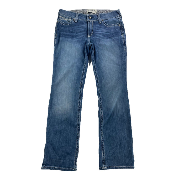 Women’s Ariat Denim Mid Rise Straight Blue jeans Size 31s