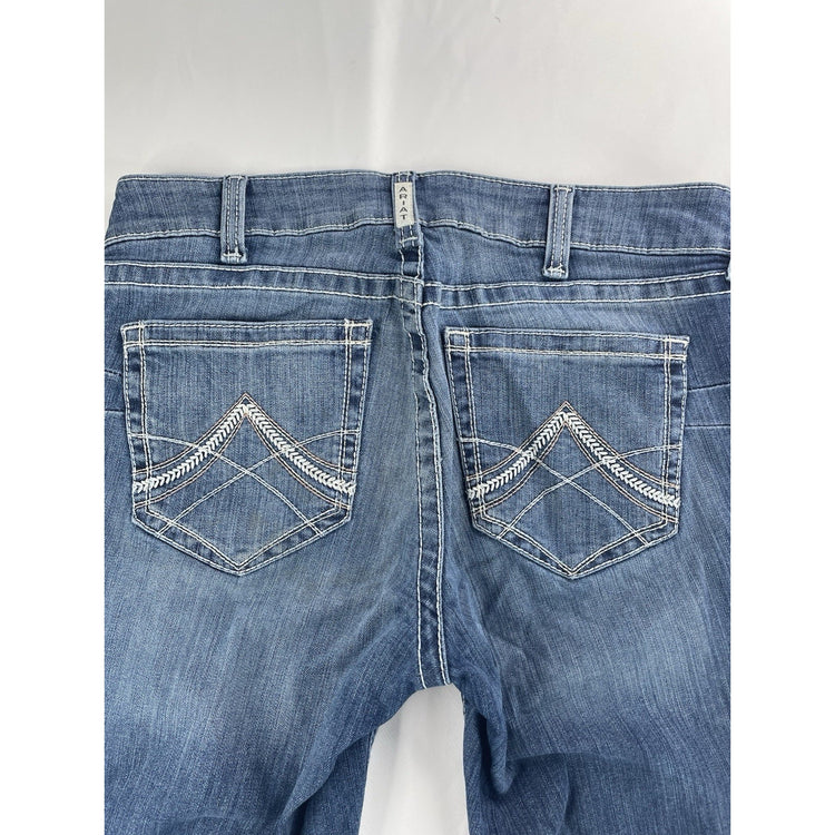 Women’s Ariat Denim Mid Rise Straight Blue jeans Size 31s
