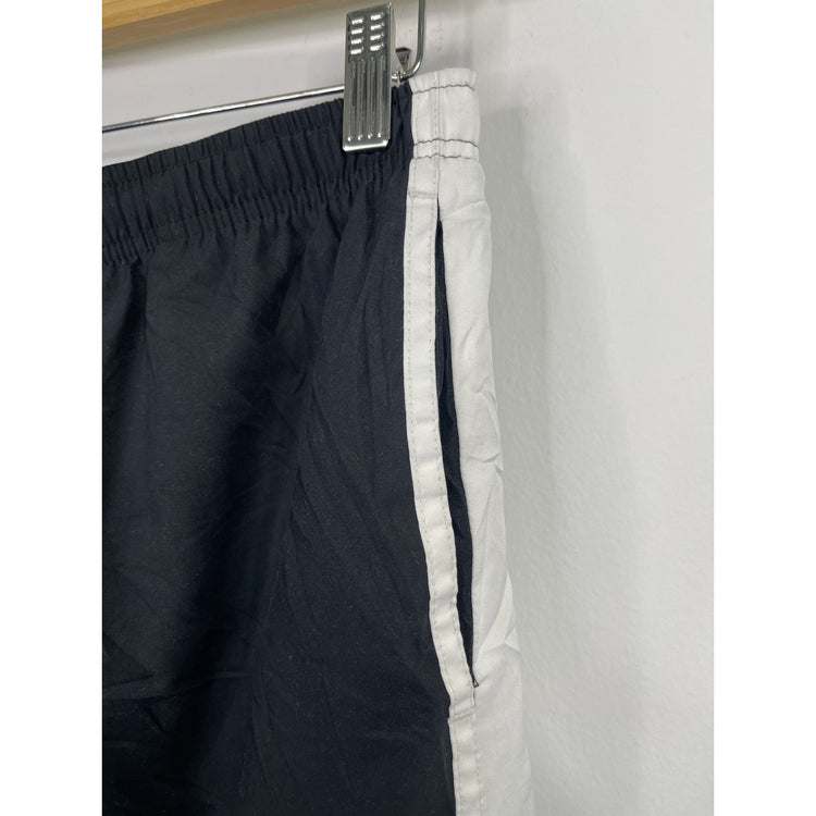 Kids Y2k Nike Black & White Medium 10-12 Track Sweatpants