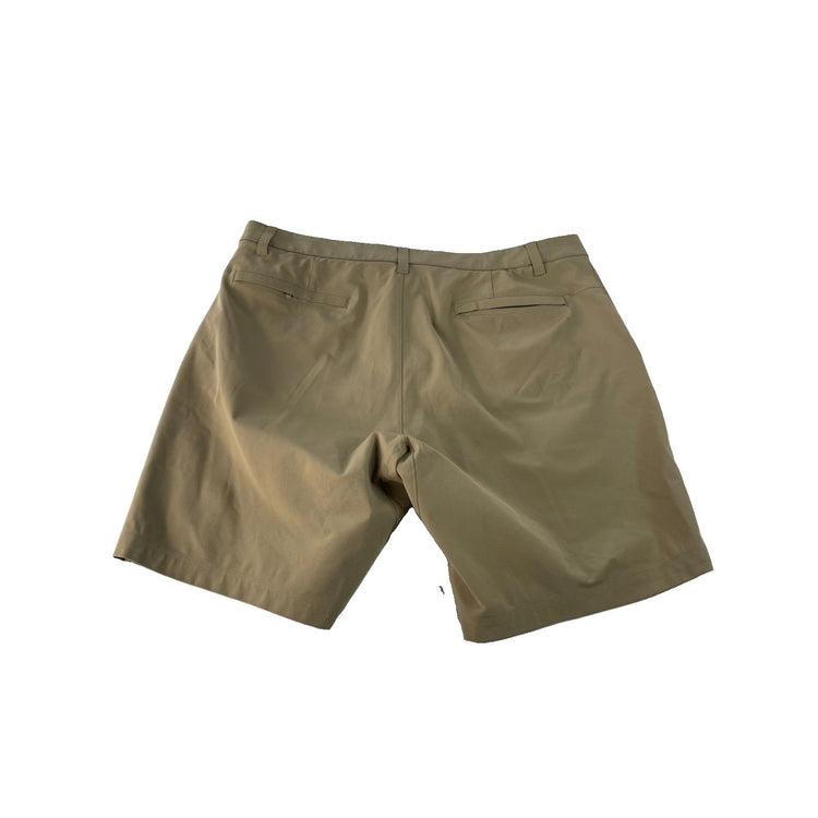 Mens Lululemon Olive Green Khaki Shorts Size 36