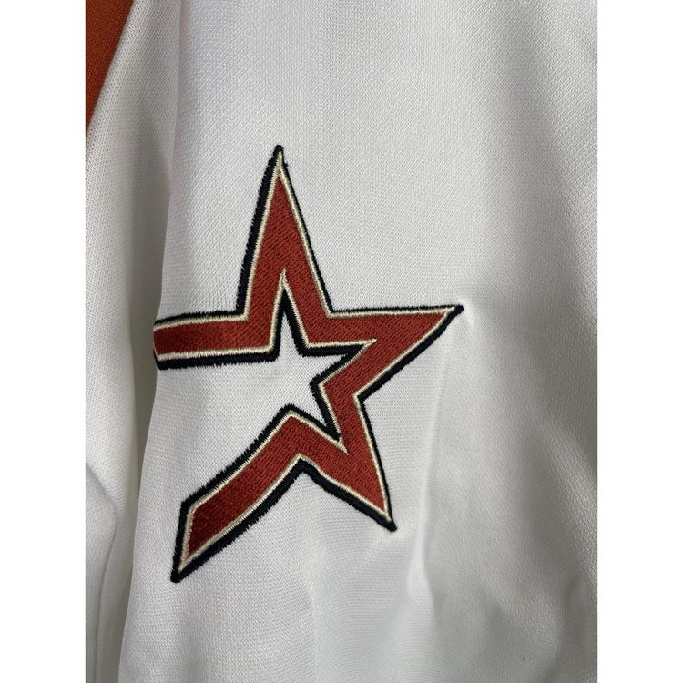 Houston Astros Womens Jersey MLB Genuine Merchandise S Orange/white Button Up