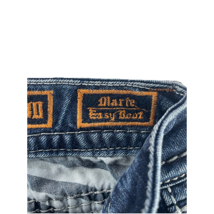 Womens Rock Revival Dlarie Easy Boot Dark Wash Jeans Size 30