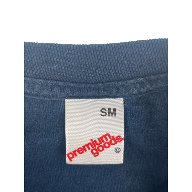 Premium Goods Houston Navy Blue, Houston Logo Graphic Tee Size Small