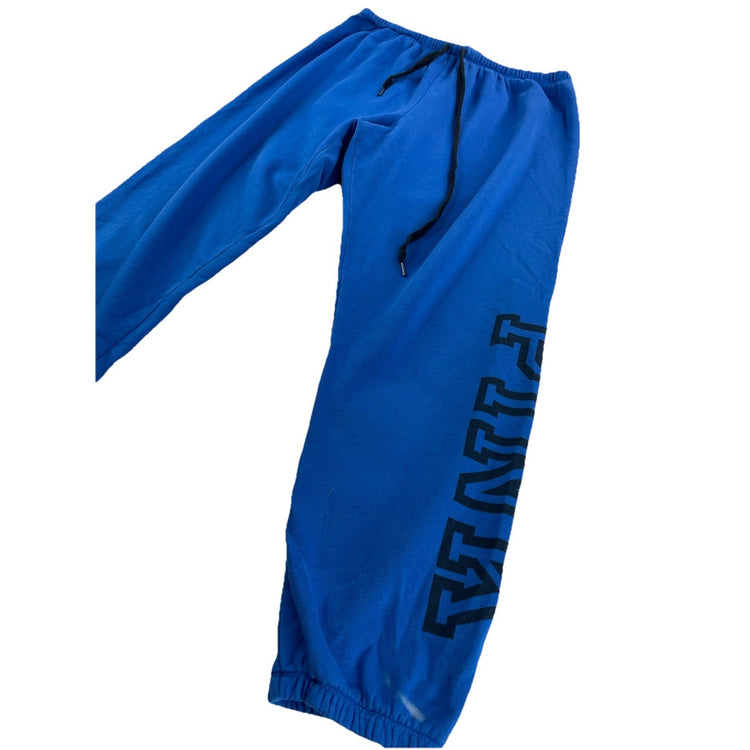 Women’s PINK Victoria Secret Blue Baggy Joggers Size L/G