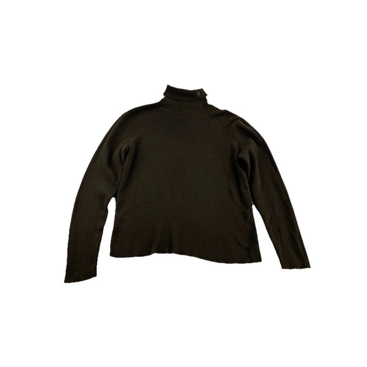 Womens Lauren Ralph Lauren Size Large Dark Green Turtle Neck Sweater