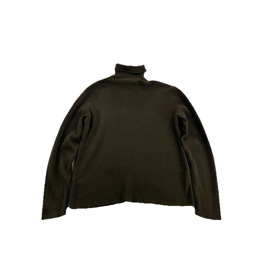 Womens Lauren Ralph Lauren Size Large Dark Green Turtle Neck Sweater