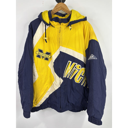 Vintage University Of Michigan Apex One Jacket Size Xl