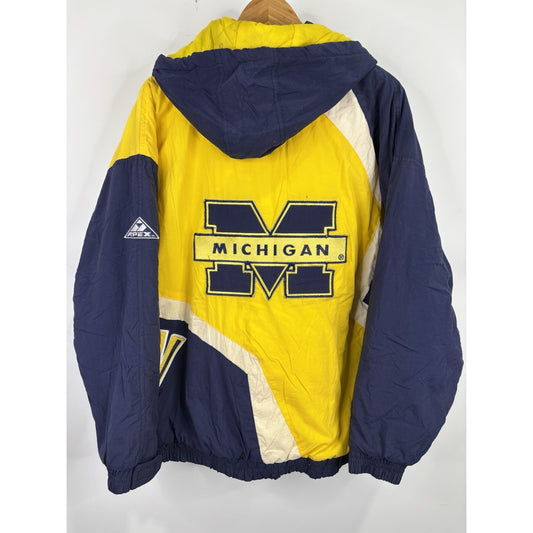 Vintage University Of Michigan Apex One Jacket Size Xl