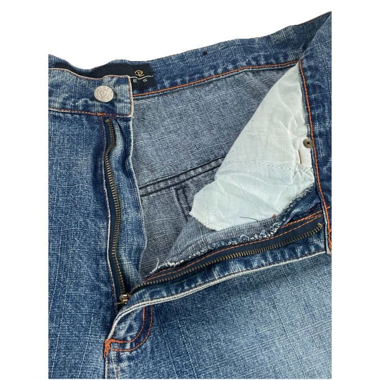 Mens 2000s Vintage Vibes Light Wash Baggy Jeans Size 36x34