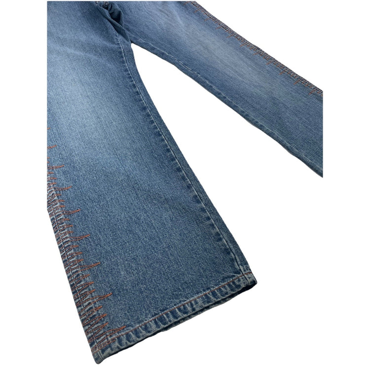 Mens 2000s Vintage Vibes Light Wash Baggy Jeans Size 36x34