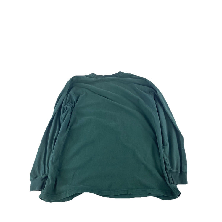 Mens Carhartt Green Long Sleeve Henley Pocket Shirt Size 2XL Original Fit
