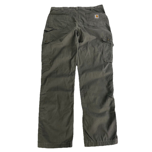 Mens Carhartt Gray Cargo Pants Size 36X34