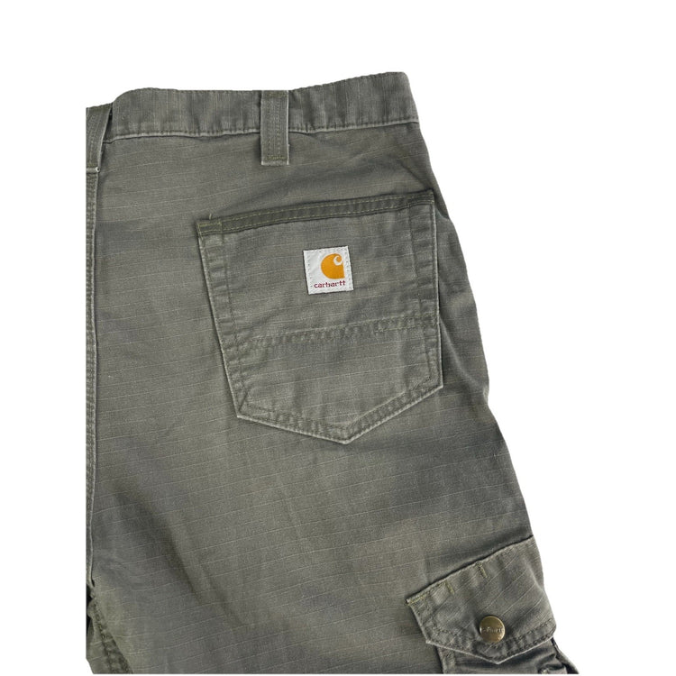 Mens Carhartt Gray Cargo Pants Size 36X34