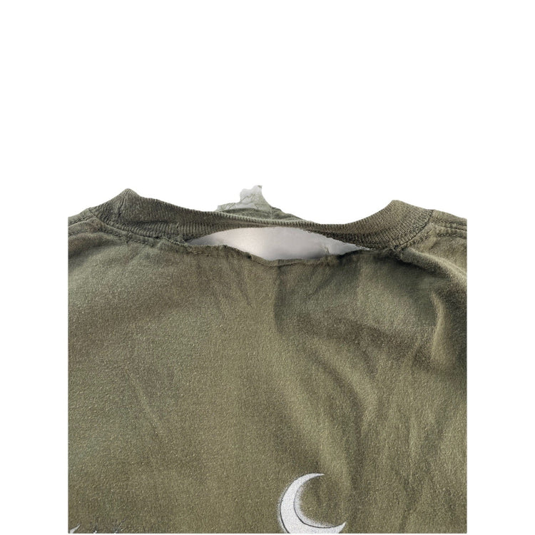Mens Harley Davidson Sage Green Sleeve Less Shirt Size M
